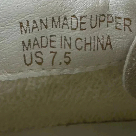 Miim womens high top sneakers size 7.5 faux suede rose gold glitter streetwear - Picture 12 of 13